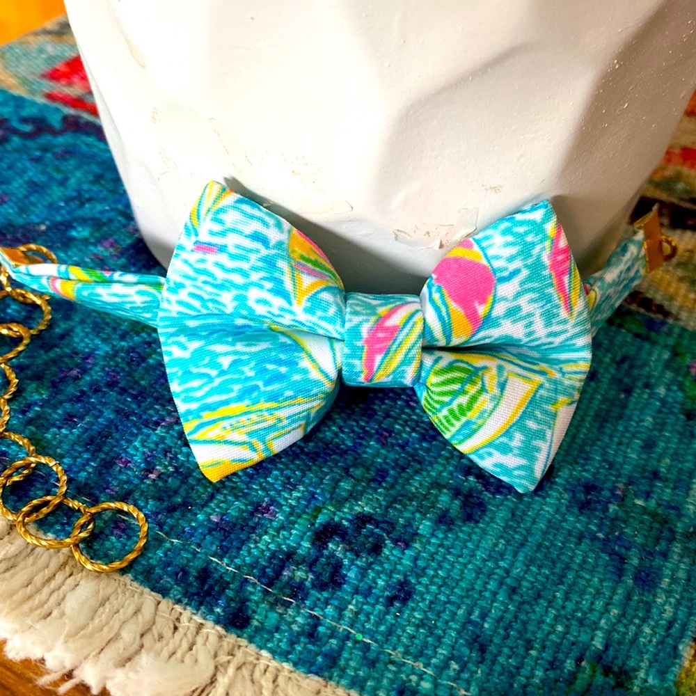 Lilly Pulitzer Inspired Bow tie Bracelet